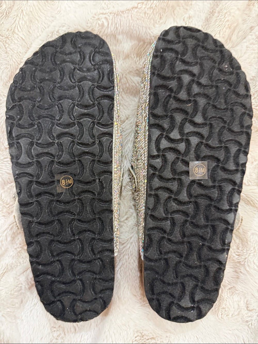 Aloha Island Rhinestone Sparkle Clogs - Silver - Picture 6 of 7